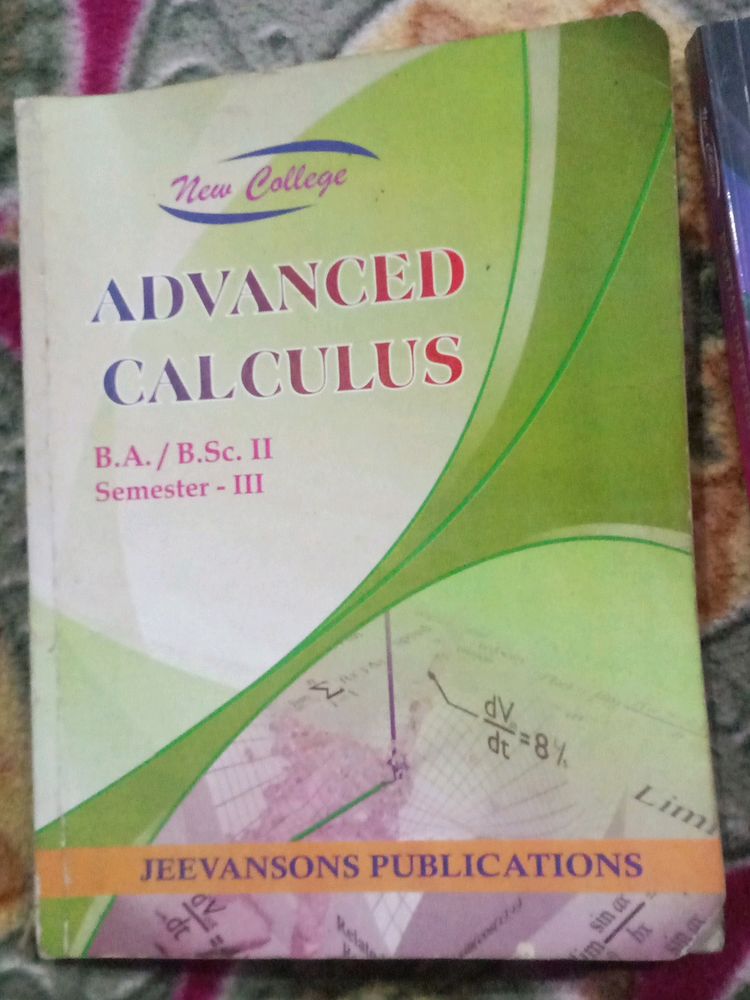 Bs./Bsc.Maths Books 2 Nd Yr(3rd Semester),Haryan
