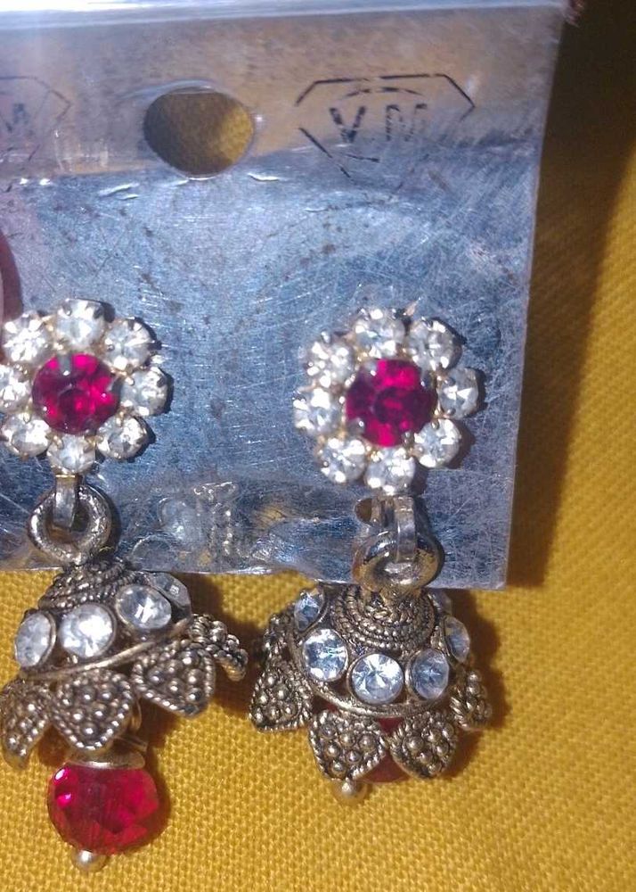 Vintage Style Jhumka Earrings