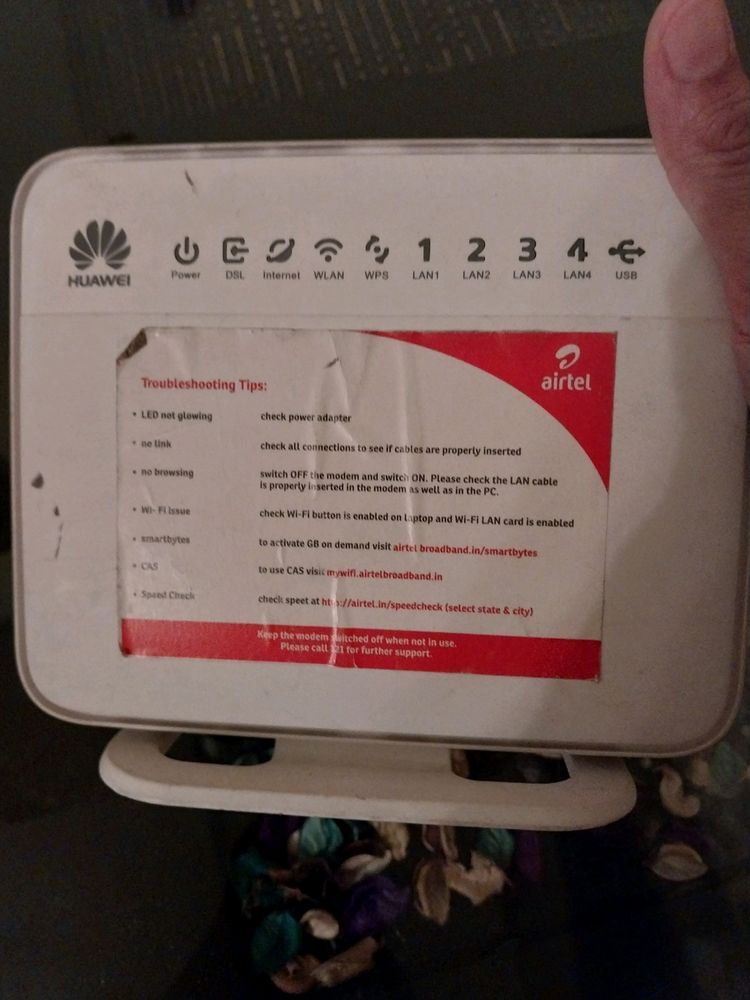 Airtel Modem-5G supported