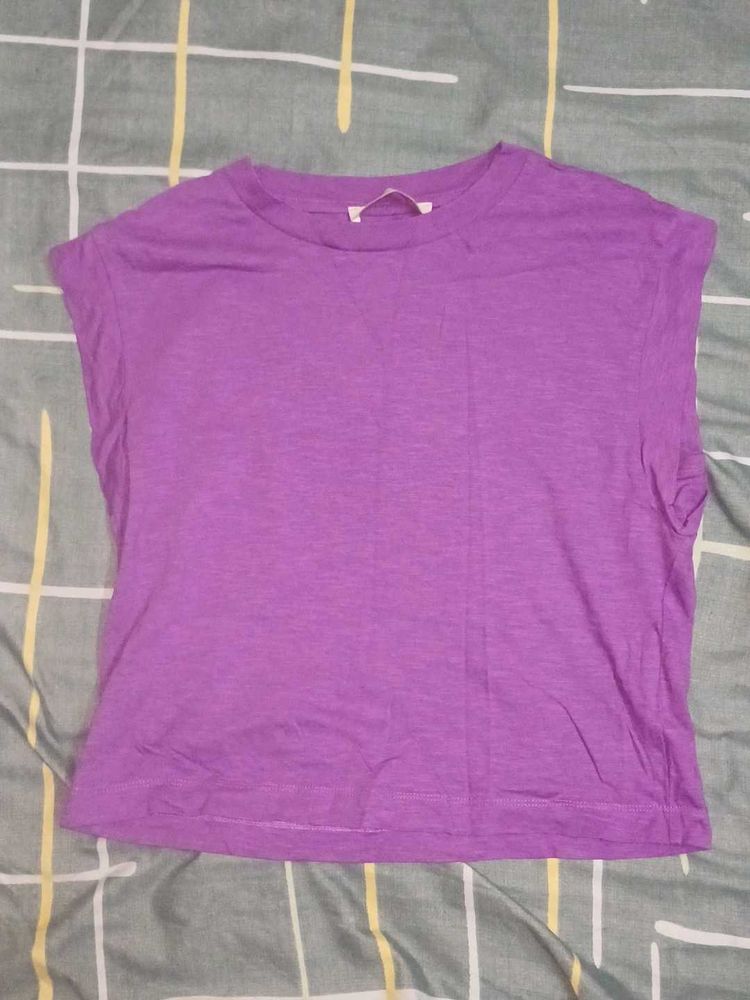 Lavender Casual T-Shirt