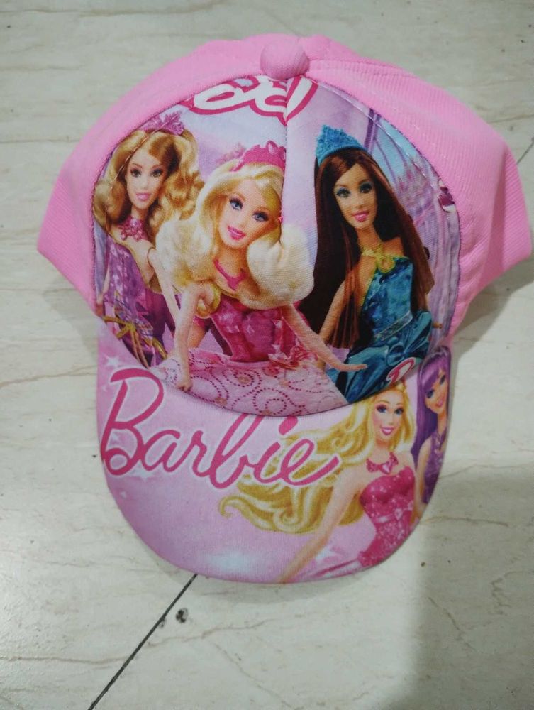 Barbie Printed Cap For Girls 1 Pcs