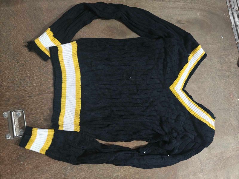 Striped Knit Sweater