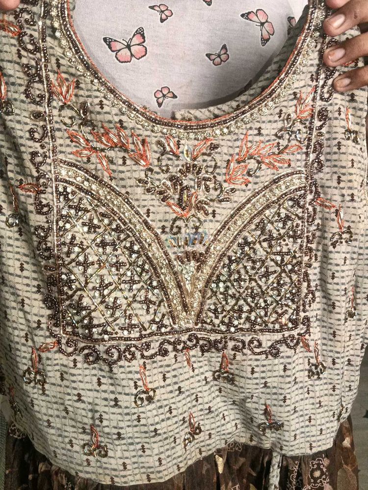 Embellished Sleeveless Top