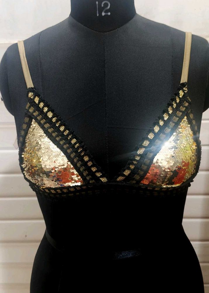 Sequin Bralette Top