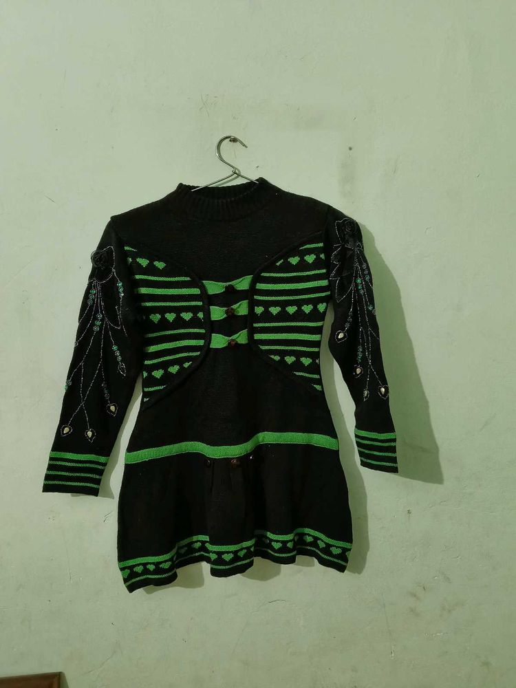 Cute Girls Knit Dress