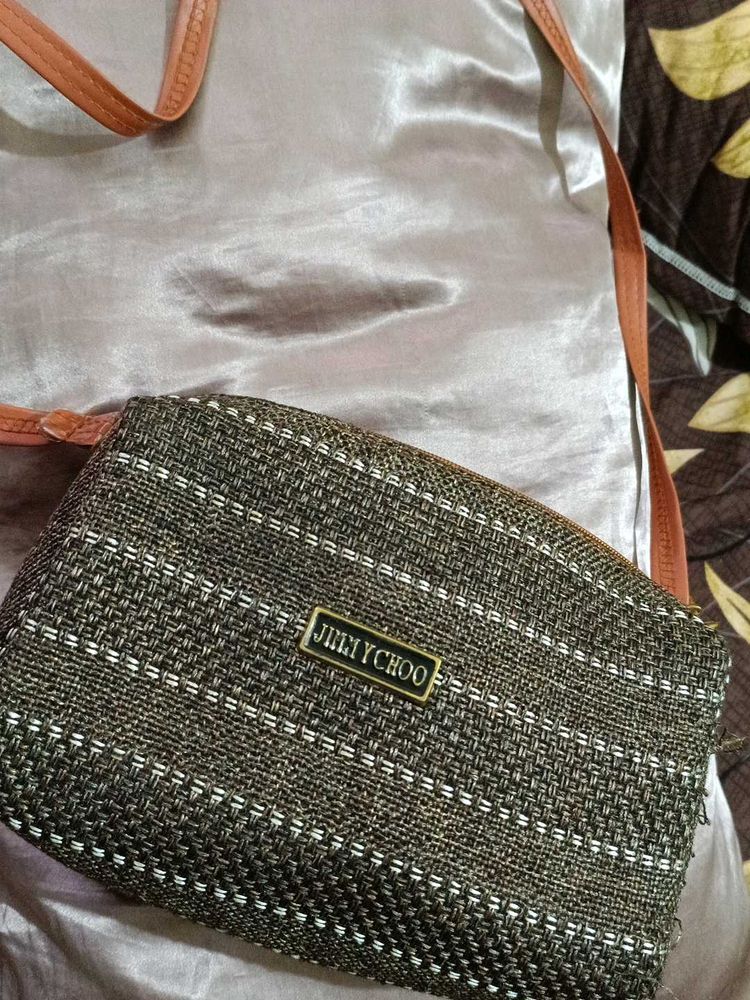 Jimmy Choo Woven Crossbody