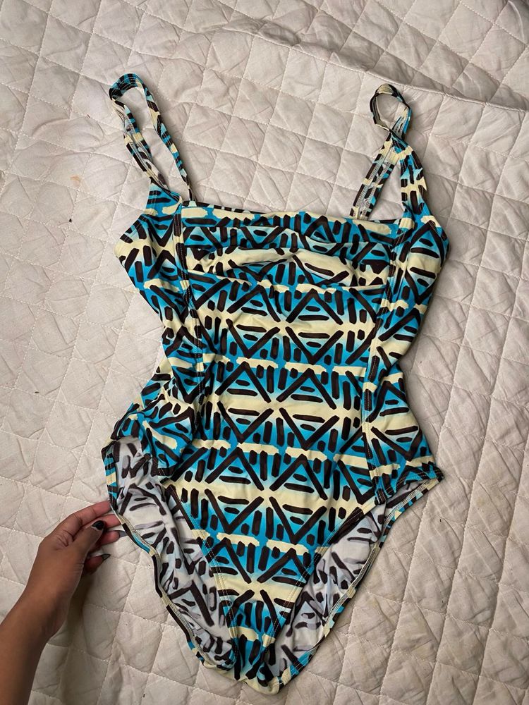 Egypt Print Bodysuit Top