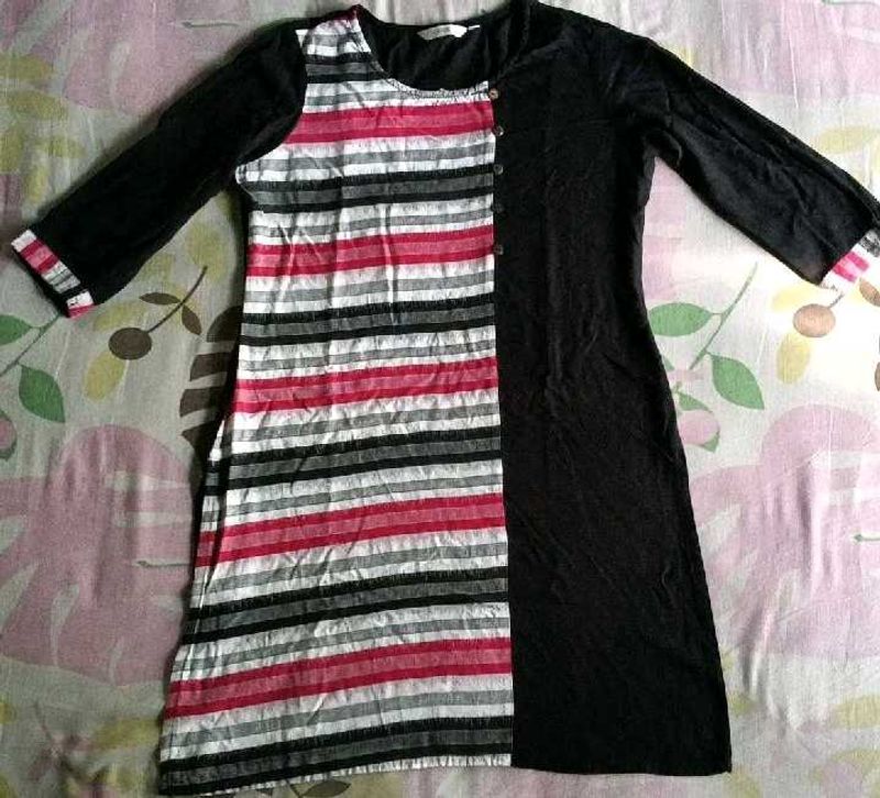 Striped Color Block Dress