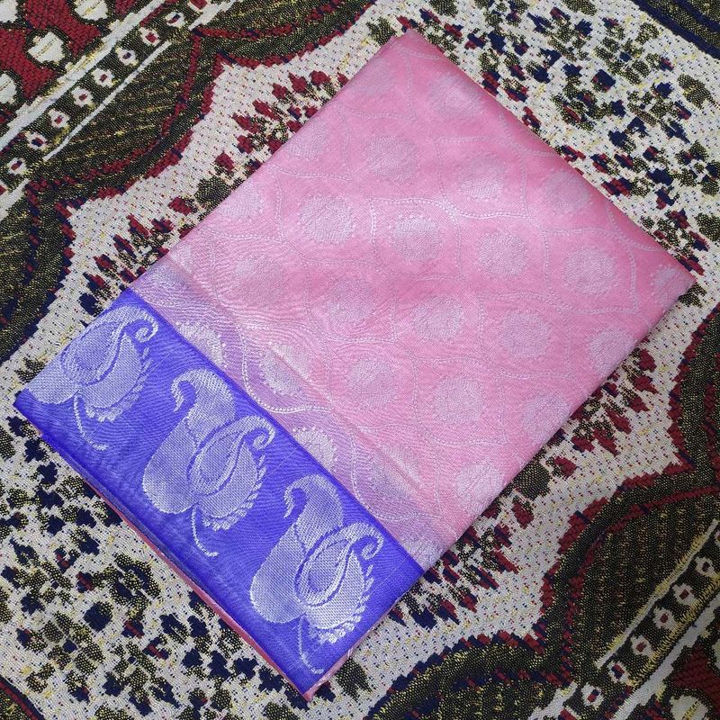 Tanchoi Banarasi Silk Saree with blouse