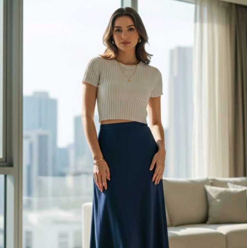 H&amp;M Ribbed Crop Top