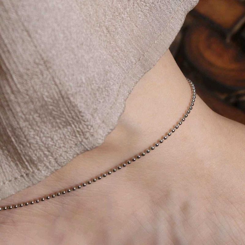 Menaka Silver Anklet