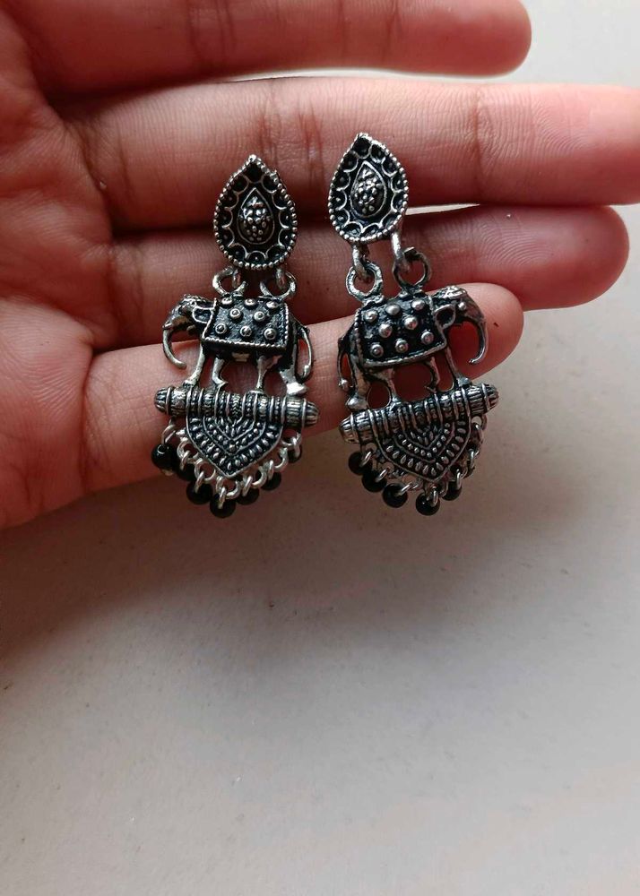 Elephant Dangle Earrings