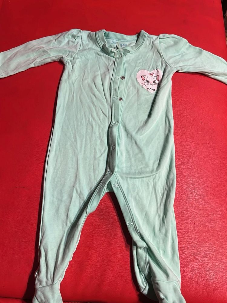 Romper Disney Marie Cat With Foot Grip