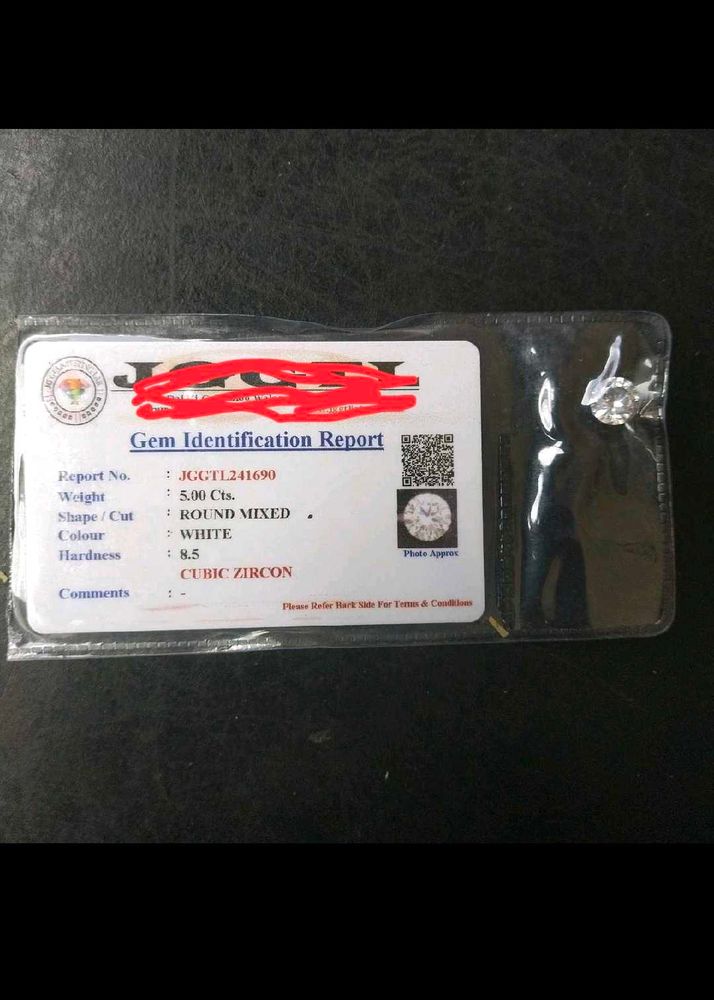 5 CTS/6.25 Ratti Cubic Zircon Round Mix Gemstone