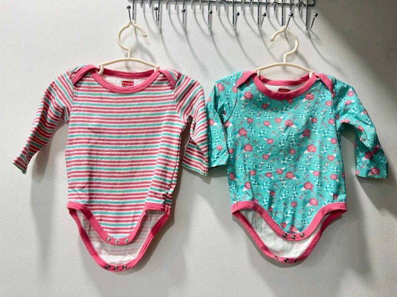 Baby Girl Bodysuits (Set of 2)