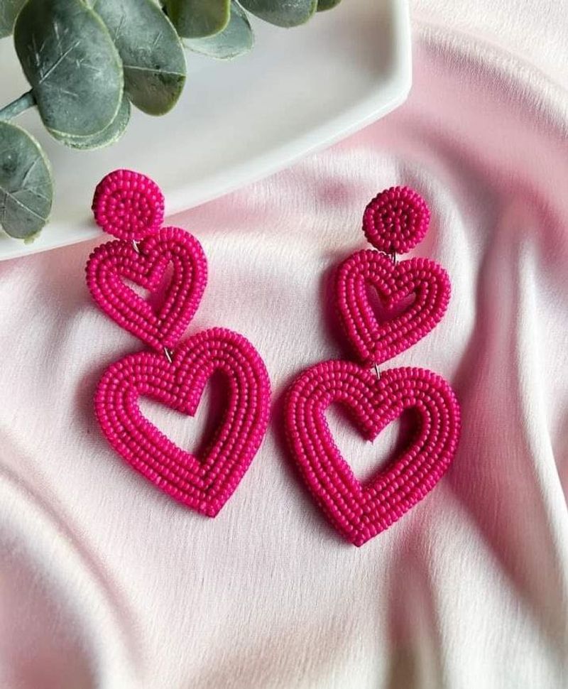 Heart Dangle Earrings