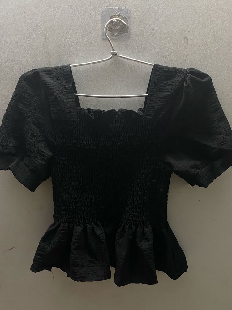 Black Crop Top