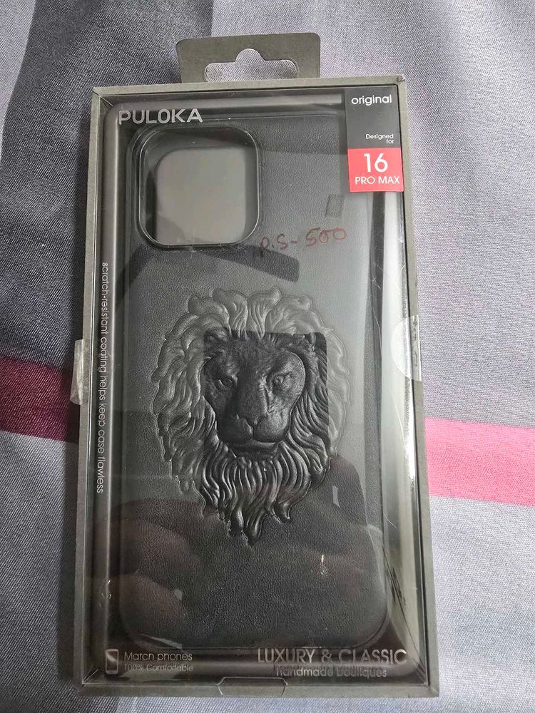 Puloka iPhone 16 Pro Max Lion Case