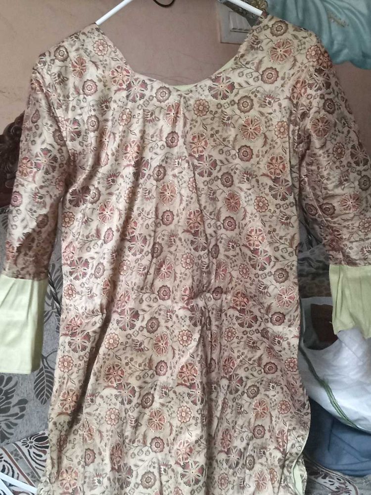 Floral Print Kurta