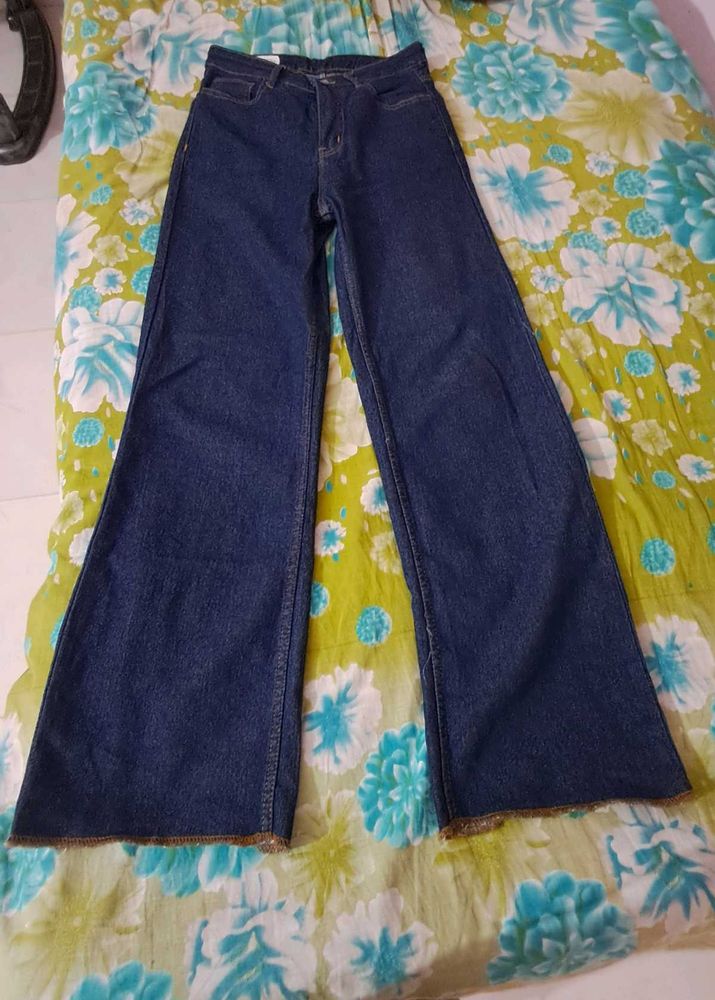 Dark blue denim for women