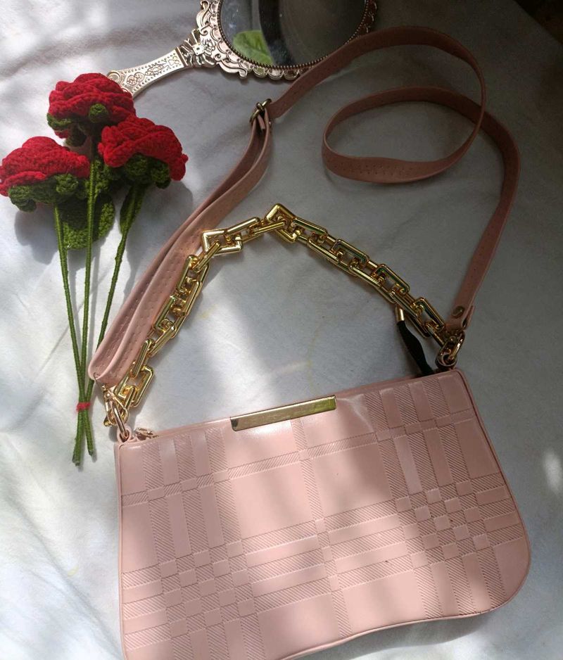 Blush Pink Shoulder Bag