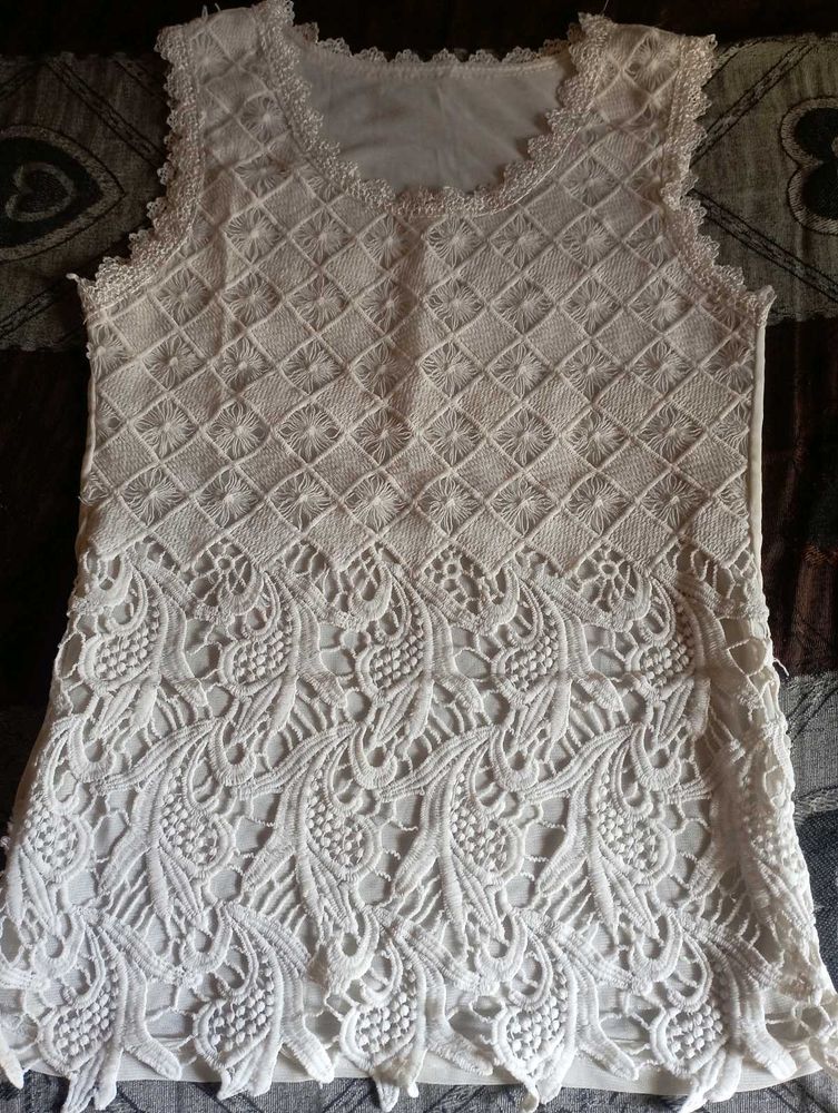Crochet White Top