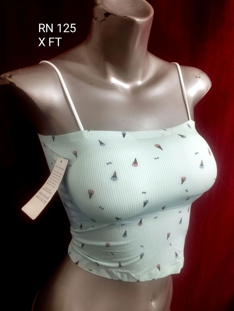 125 Round Elastic Strap Camisoles