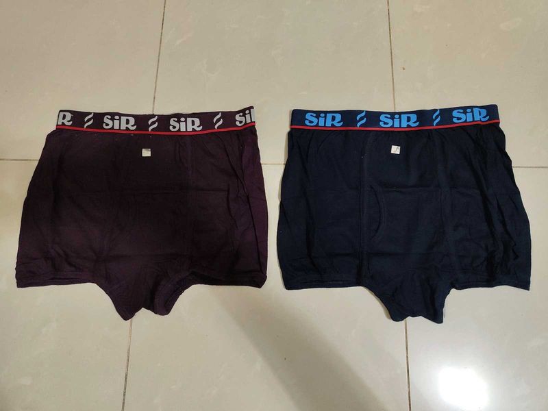 New Pack Of Two Mens Trunks Size - 100 CM