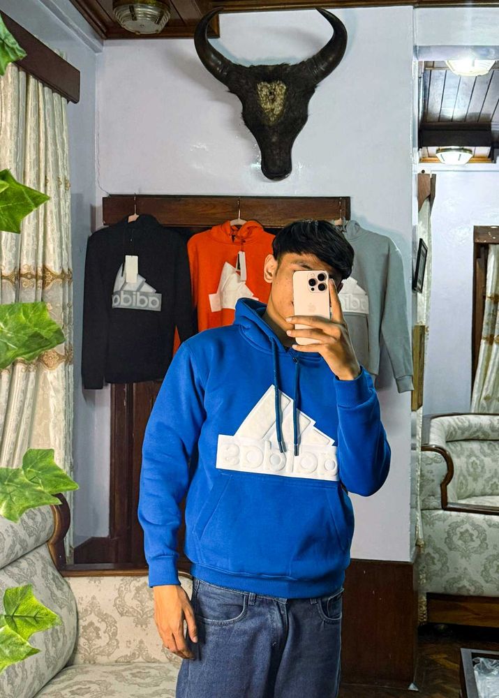 Adidas Blue Hoodie