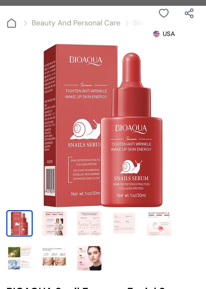 BIOAQUA Snail Serum