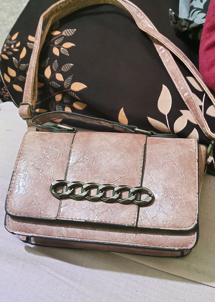 Rose Gold Sling Bag