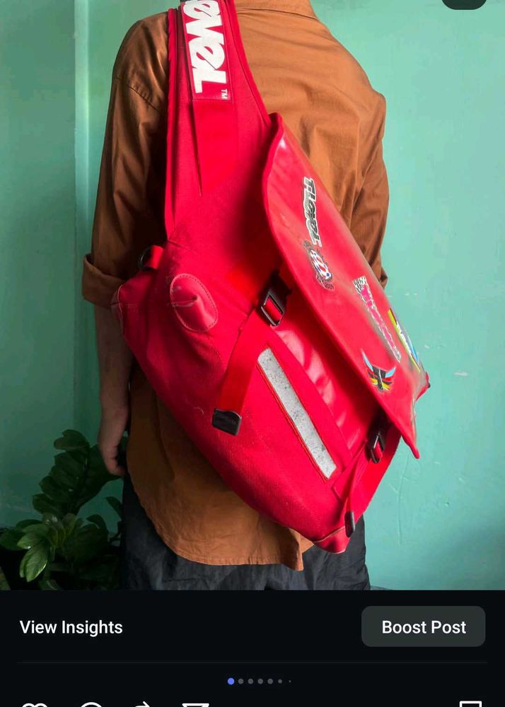Aesthetic red bag
