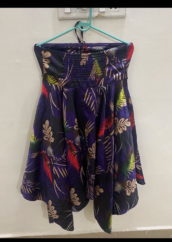 Floral Print Sleeveless Dress