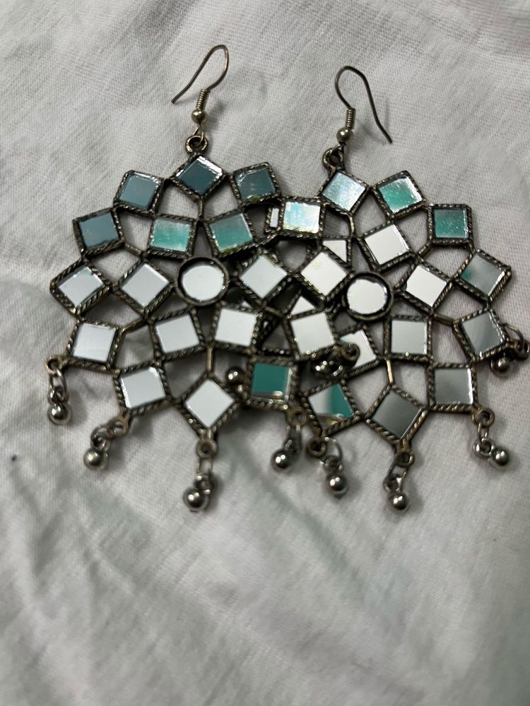 Mirror Work Earrings