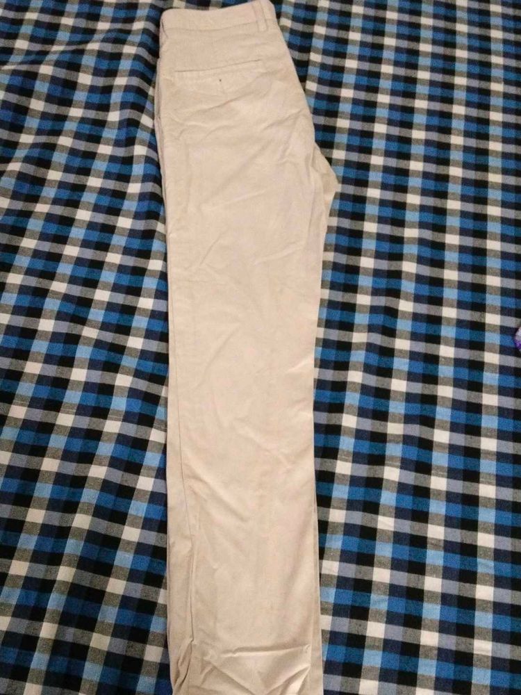 Branded Beige Casual Pants