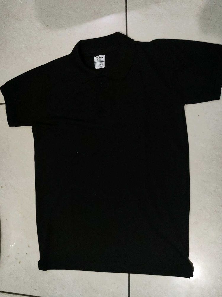 Adidas Black Polo T-Shirt