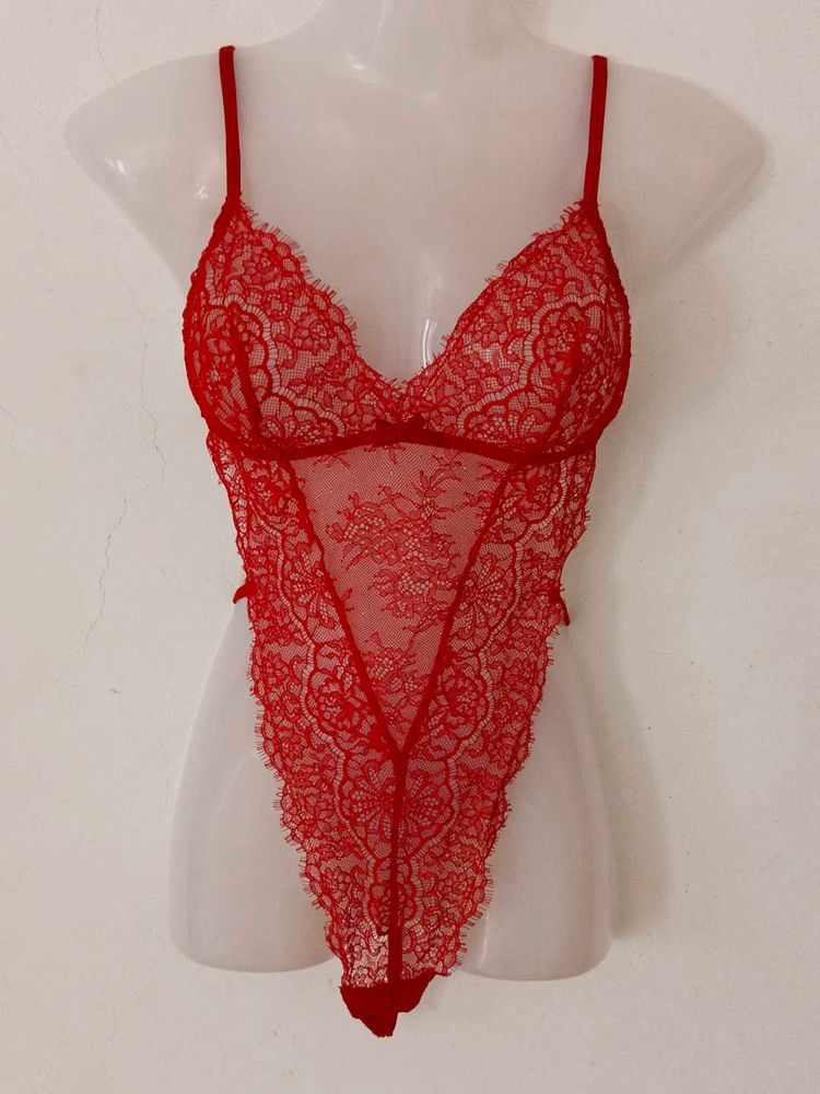 SEXY RED BODYSUIT