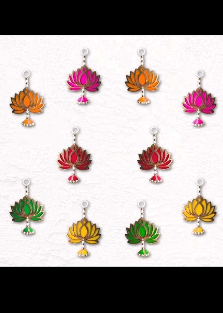 Lotus Jhumki Kamal Hanging Torans