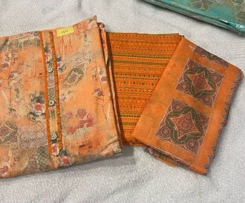 Orange Kurta Set