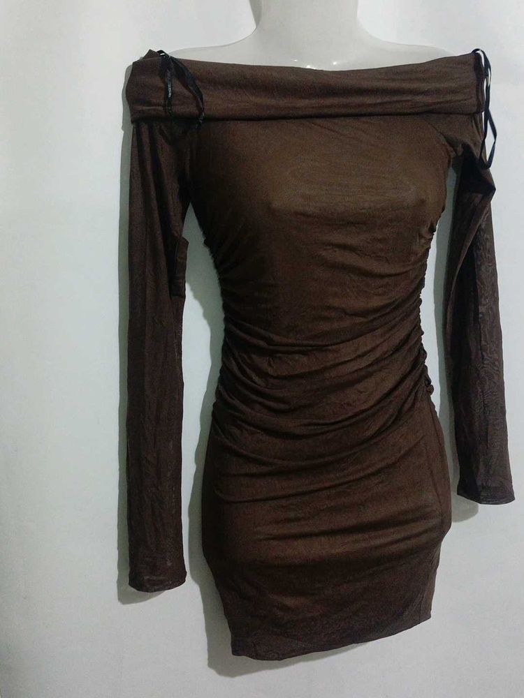 FOREVER 21 DAMN SEXY NET BODYCON