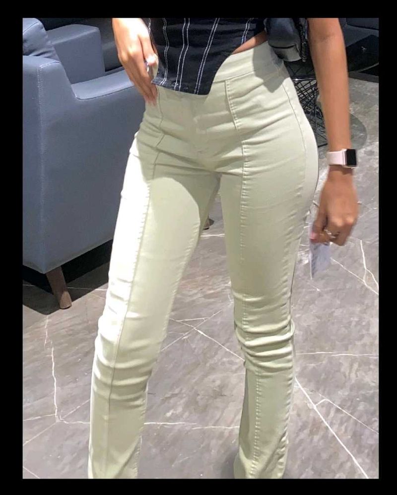 Zara hem cut denim pants