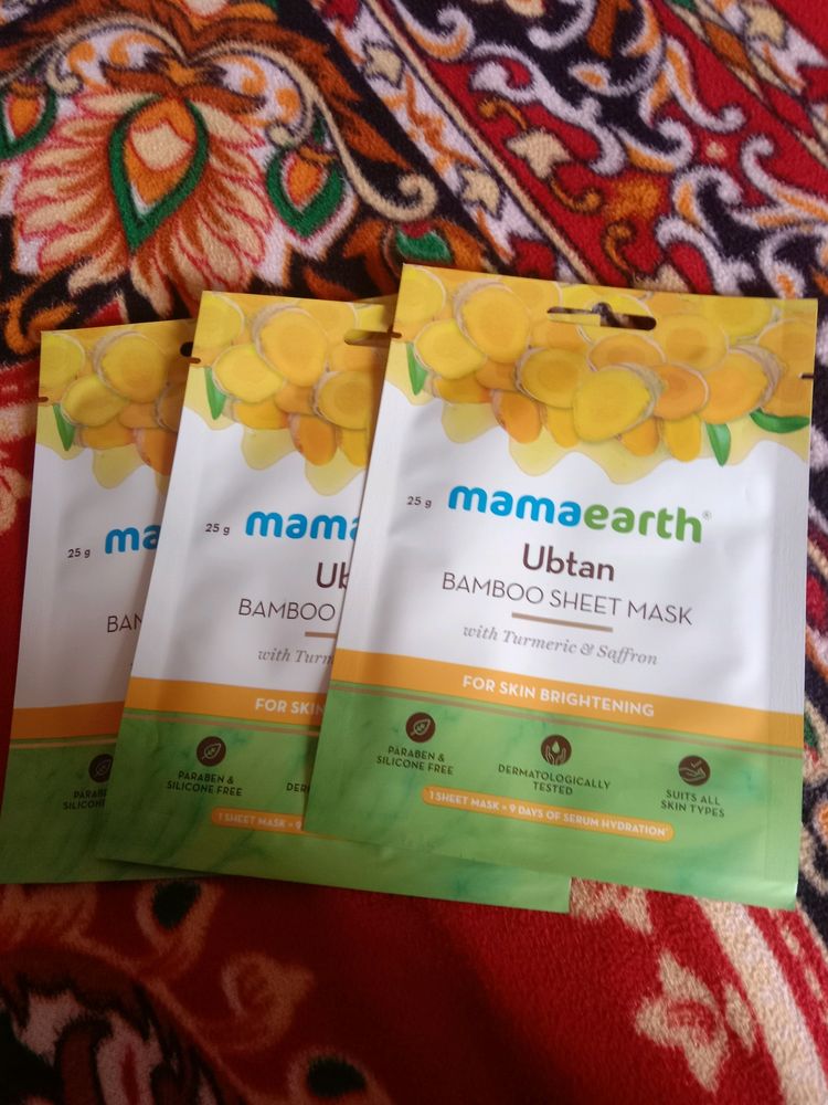 Mama Earth Ubtan Sheet Mask