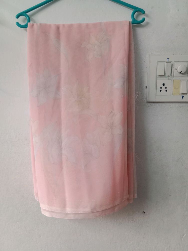 Light pink Saree