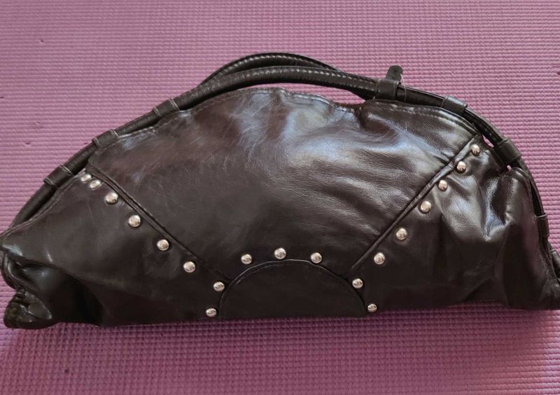 Vintage Studded Leather Bag