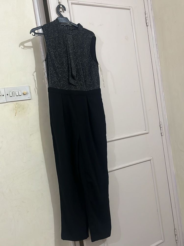 Black Shimmer jump-suit