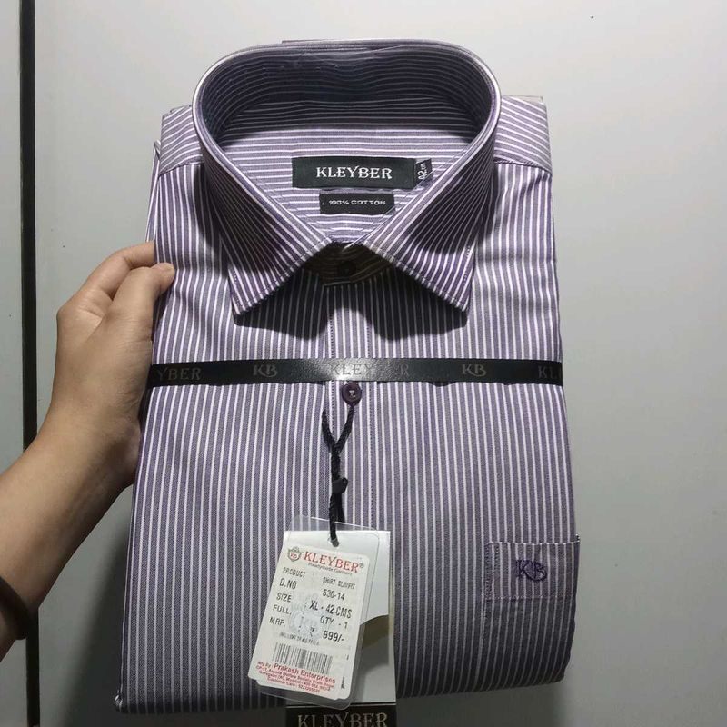 Kleyber 100% Cotton Striped Shirt