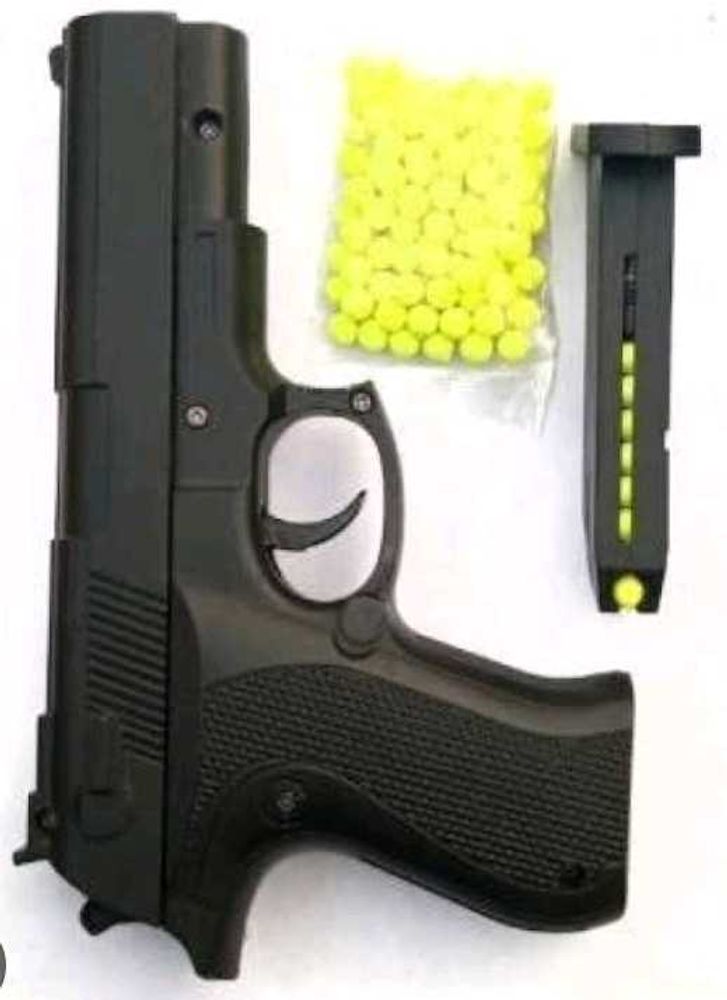 Gun Toy And Get Free Yellow Colour Bullet