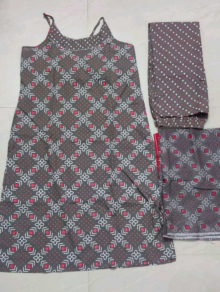 Printed Cotton Pajama Set