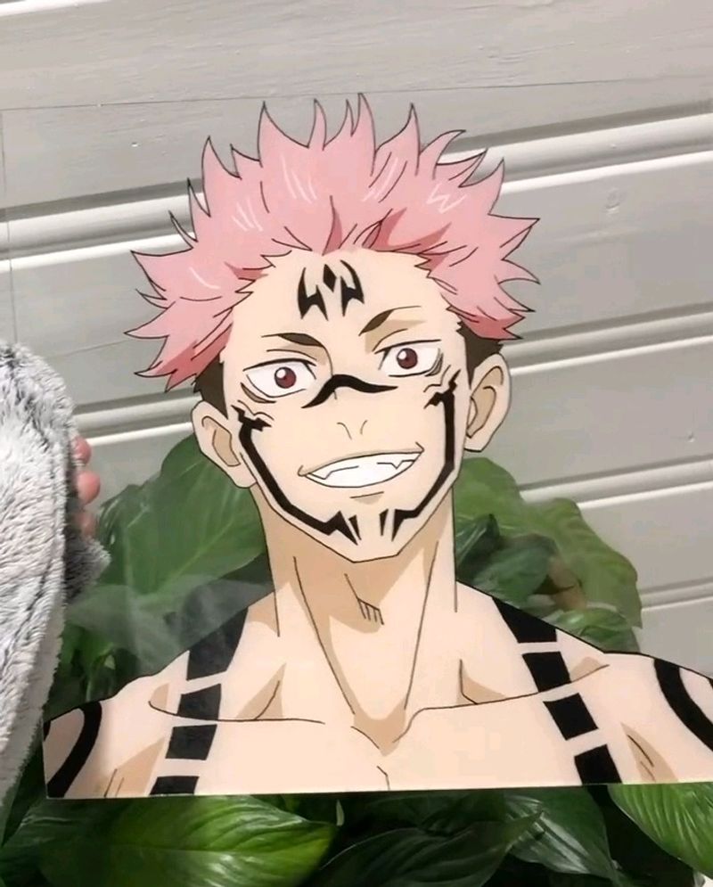 Sukuna Glass Painting