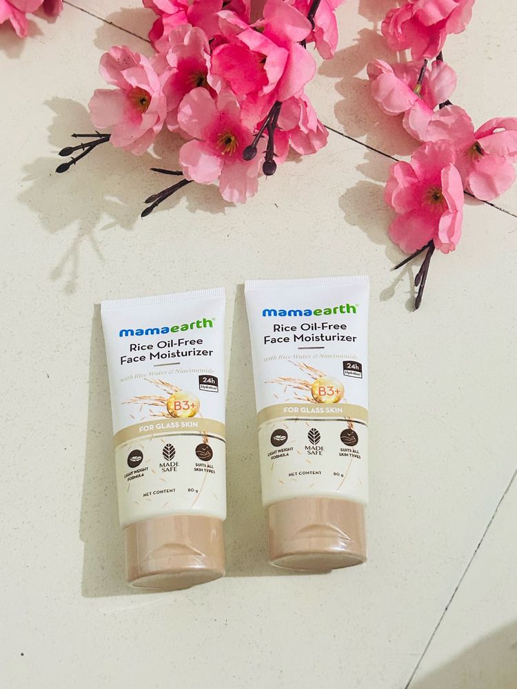 Mamaearth Rice Oil-Free Moisturizers (2)